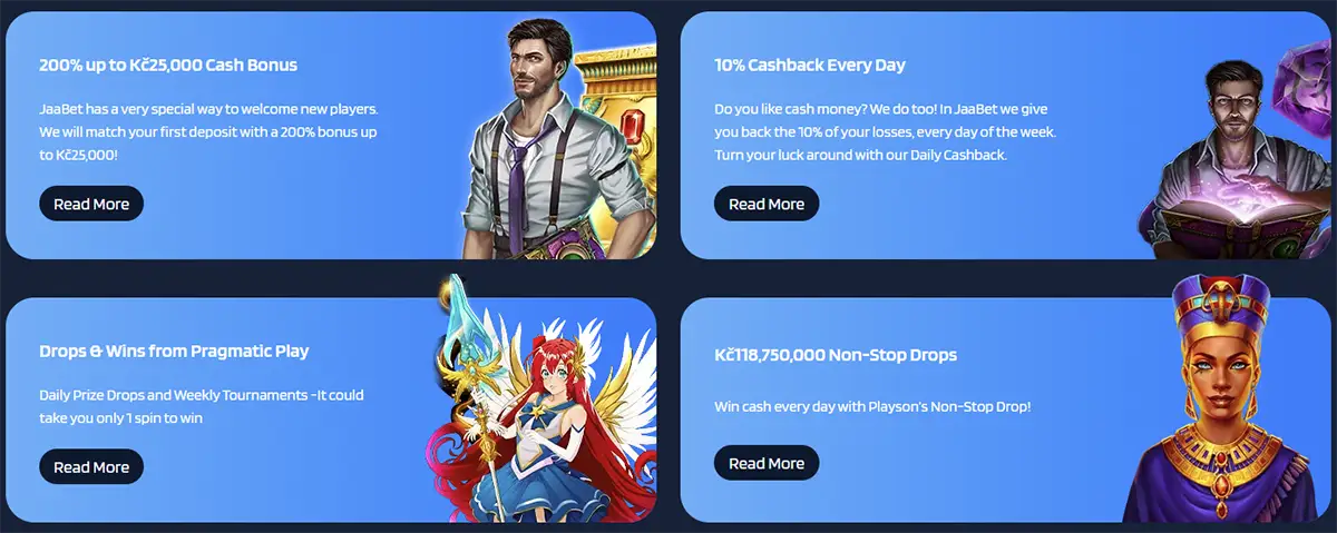De beste bonussen voor nieuwe spelers bij JaaBet Casino